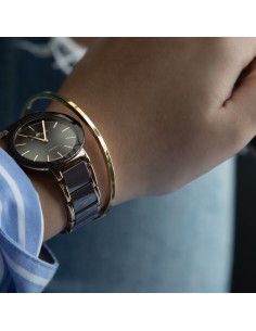 Brazalete en acero amarillo JACQUES LEMANS 2